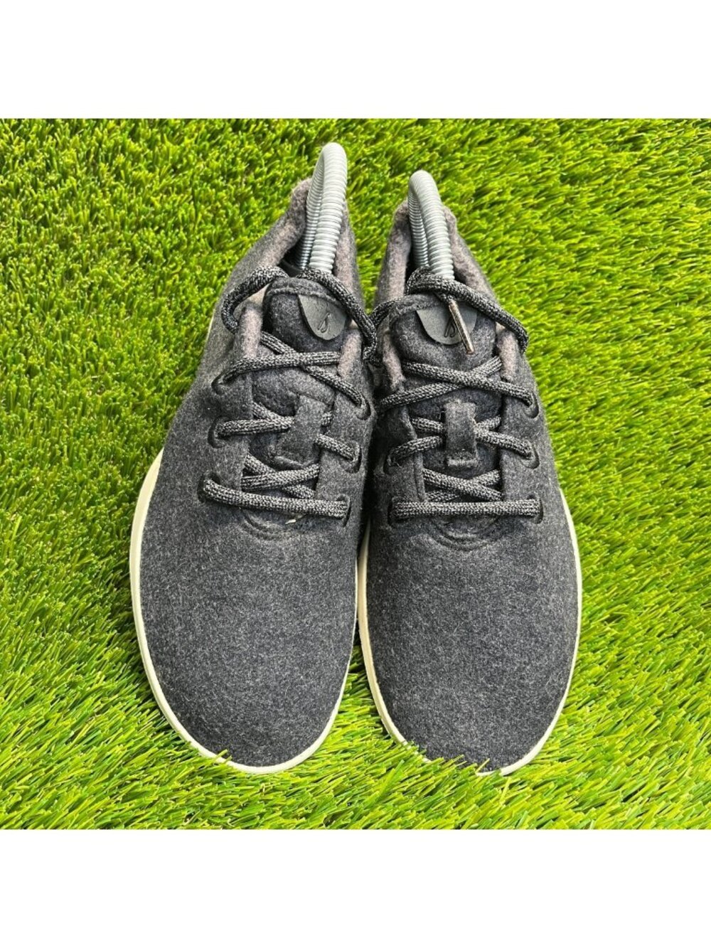 Allbirds Wool Runners Womens Size 7 Black White Casual Walking Shoes Sneakers